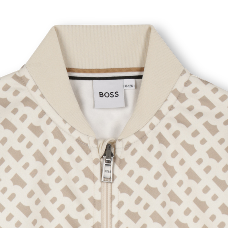 Sudadera monograma estampado BOSS 
                        NI&Ntilde;O