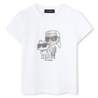 Camiseta de manga corta, BLANCO, hi-res
