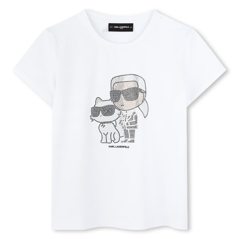 Camiseta de manga corta KARL LAGERFELD KIDS 
                        NI&Ntilde;A