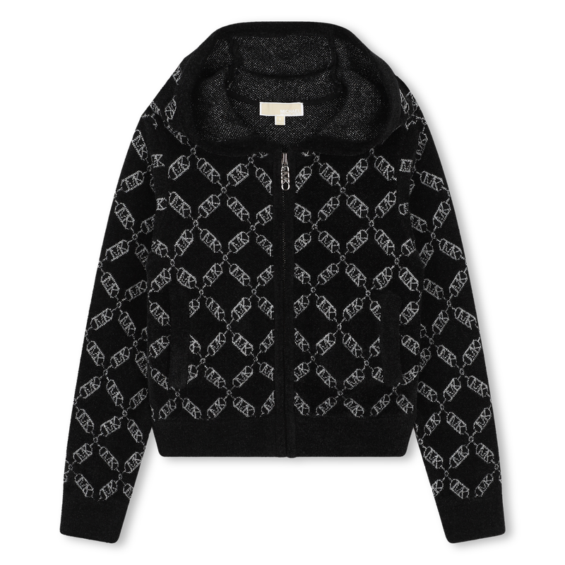 Chaqueta cremallera y capucha MICHAEL KORS 
                        NI&Ntilde;A