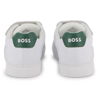 Zapatillas con rayas de velcro BOSS 
                    NI&Ntilde;O