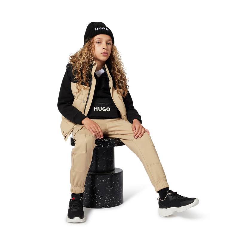 Parka con capucha HUGO 
                        NI&Ntilde;O