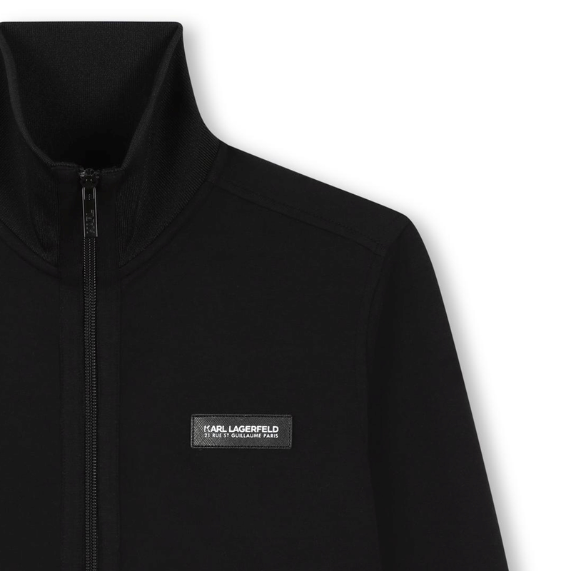 Chaqueta de ch&aacute;ndal cremallera KARL LAGERFELD KIDS 
                        NI&Ntilde;O