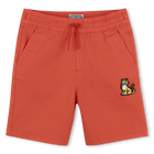 Bermudas de algod&oacute;n con parche, ROJO VIVO, hi-res