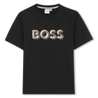 Camiseta de manga corta, NEGRO, hi-res
