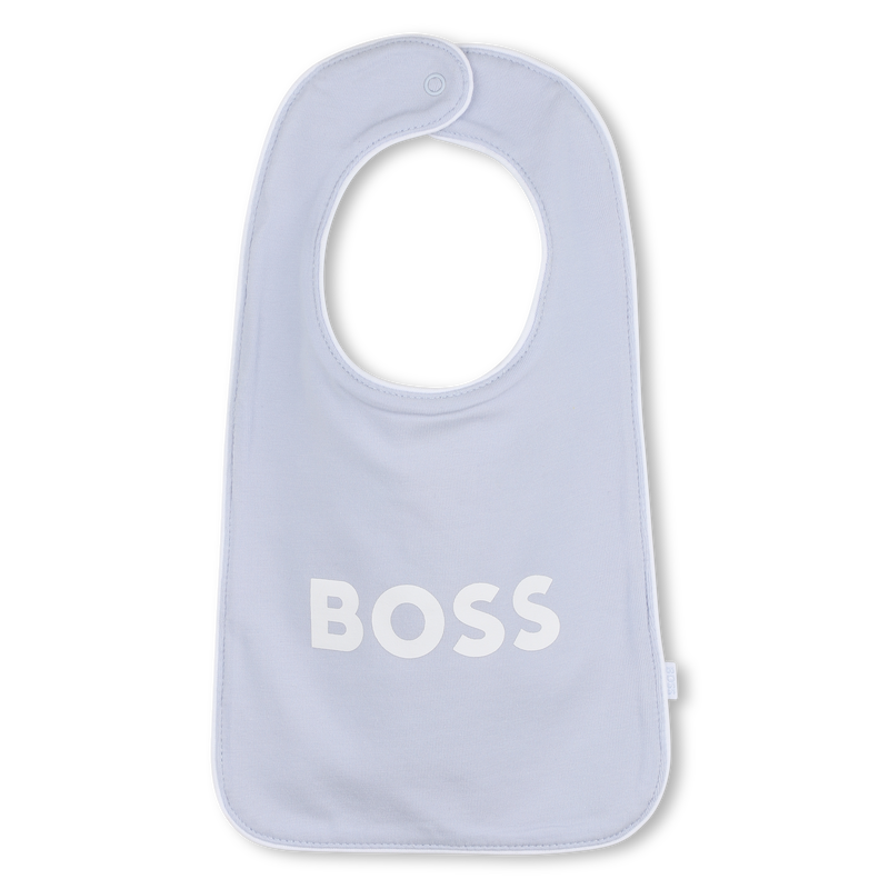 CONJUNTO DE PIJAMA + BABERO + BAN BOSS 
                        NI&Ntilde;O