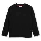Camiseta de manga larga, NEGRO, hi-res