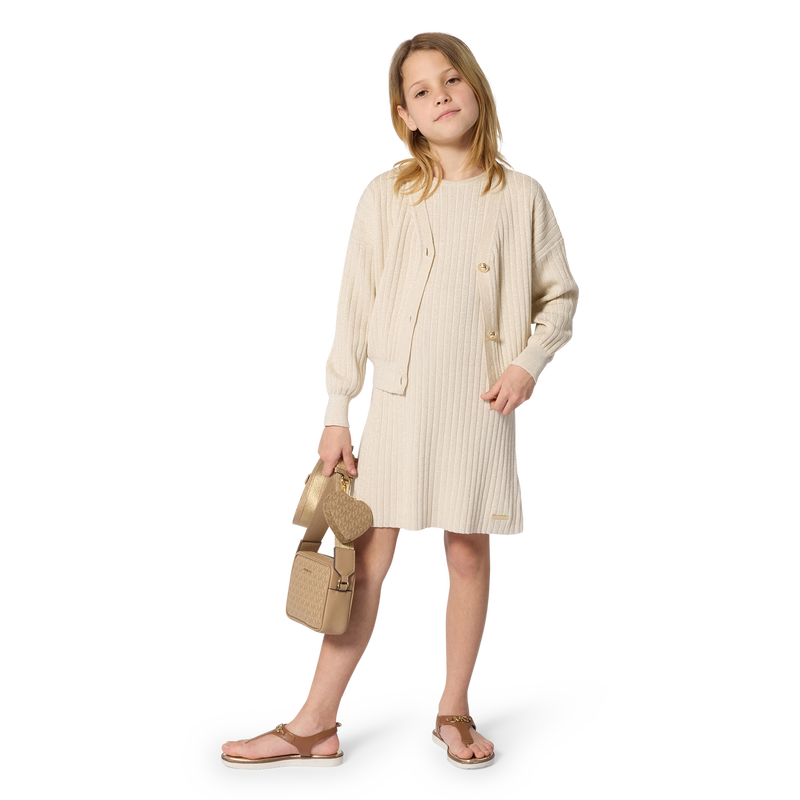 SUDADERA CON CAPUCHA CON CREMALLERA MICHAEL KORS 
                        NI&Ntilde;A