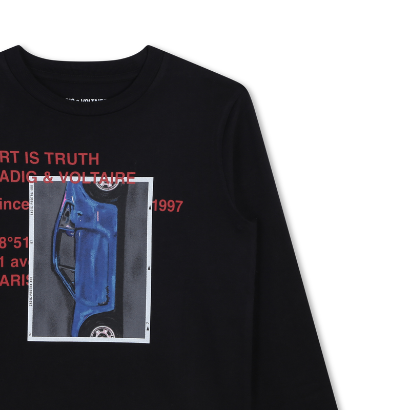 Camiseta de manga larga ZADIG & VOLTAIRE 
                        NI&Ntilde;O