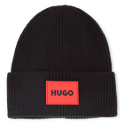 Gorro de doble capa, NEGRO, hi-res