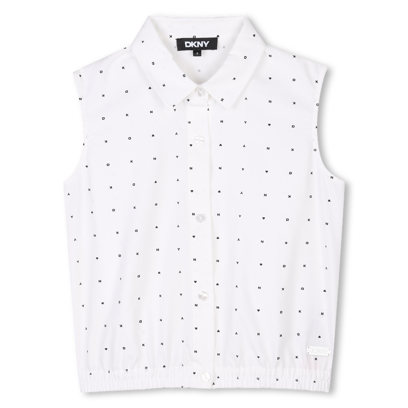 Camisa sin mangas estampada DKNY 
                        NI&Ntilde;A