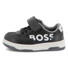 Zapatillas con cordones el&aacute;sticos, NEGRO, hi-res
