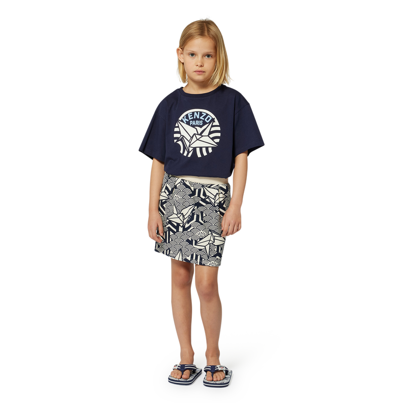 Falda de mulet&oacute;n KENZO KIDS 
                        NI&Ntilde;A