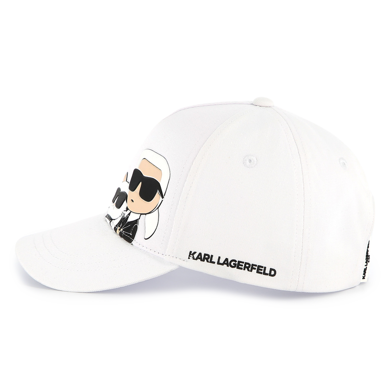 Gorra estampada ajustable KARL LAGERFELD KIDS 
                        NI&Ntilde;A