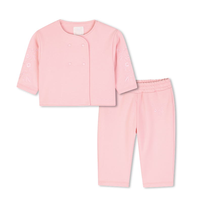 Conjunto de c&aacute;rdigan y pantal&oacute;n GIVENCHY 
                        NI&Ntilde;A