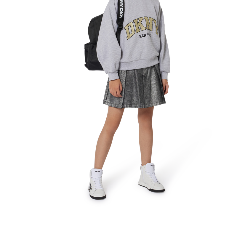 Falda vaquera de algod&oacute;n DKNY 
                        NI&Ntilde;A