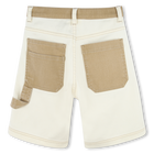 Bermudas ajustables de sarga TIMBERLAND 
                    NI&Ntilde;O