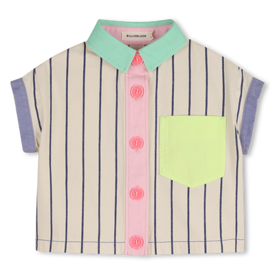 CAMISA DE MANGA CORTA A RAYAS BILLIEBLUSH NI&Ntilde;A