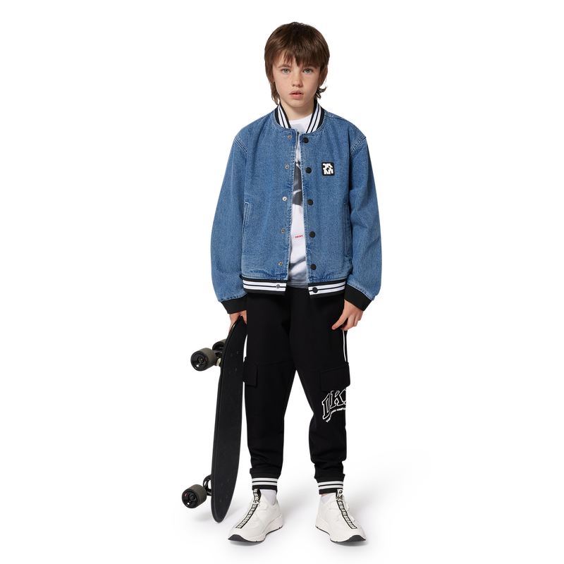 Camiseta de algod&oacute;n estampada DKNY 
                        NI&Ntilde;O