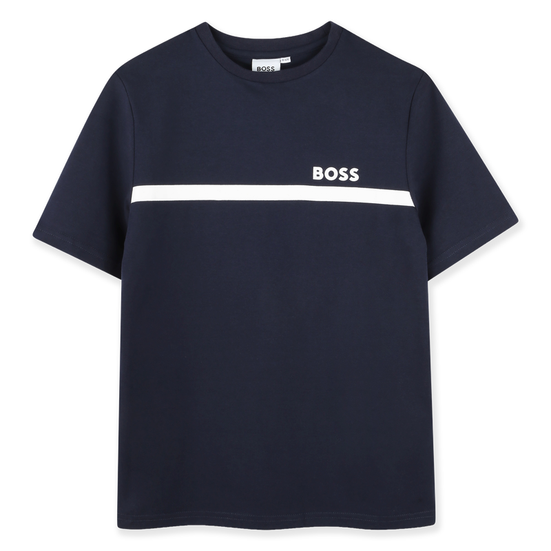 CAMISETA DE MANGA CORTA BOSS 
                        NI&Ntilde;O