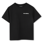 Camiseta de manga corta, NEGRO, hi-res
