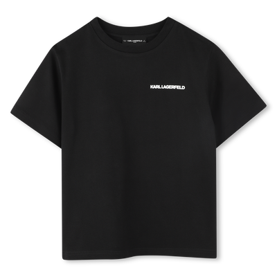 Camiseta de manga corta KARL LAGERFELD KIDS NI&Ntilde;O