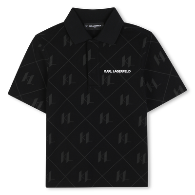 Polo de manga corta KARL LAGERFELD KIDS NI&Ntilde;O
