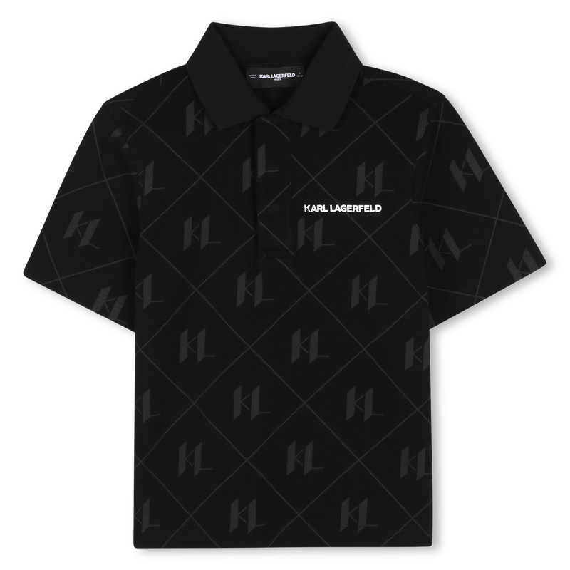 Polo de manga corta KARL LAGERFELD KIDS 
                        NI&Ntilde;O