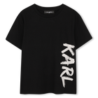 Camiseta de manga corta KARL LAGERFELD KIDS 
                    NI&Ntilde;O