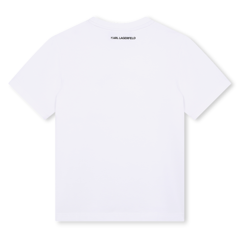 Camiseta con estampado KARL LAGERFELD KIDS 
                        NI&Ntilde;A
