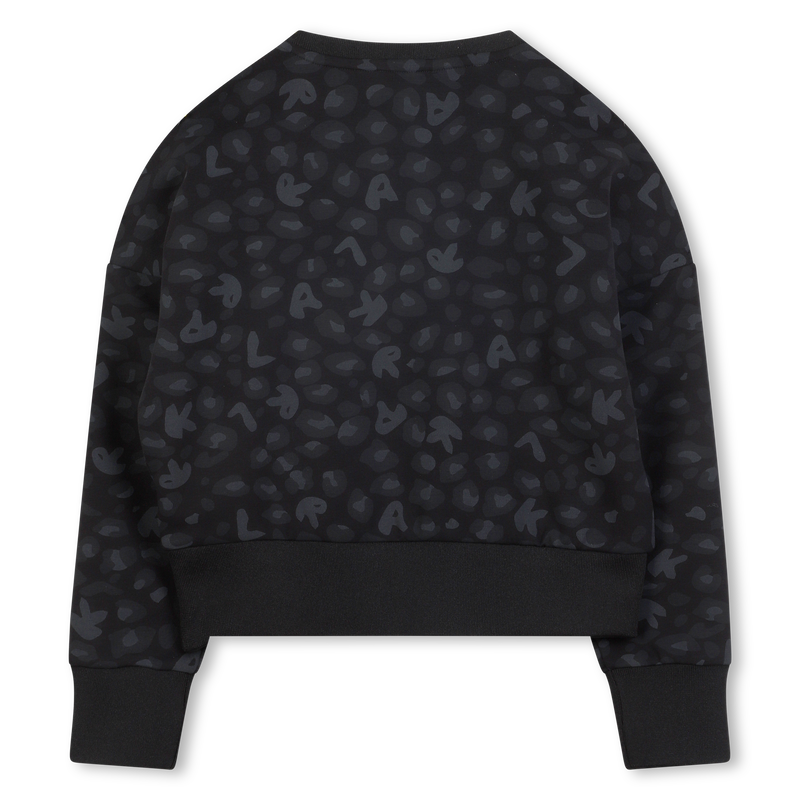 Sudadera de doble jersey KARL LAGERFELD KIDS 
                        NI&Ntilde;A