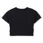 Camiseta de algod&oacute;n con estr&aacute;s MARC JACOBS 
                    NI&Ntilde;A