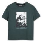 Camiseta de mangas cortas KARL LAGERFELD KIDS 
                    NI&Ntilde;O