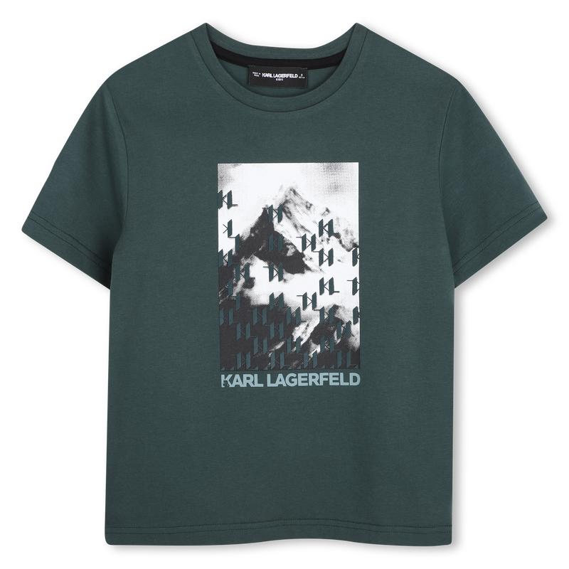 Camiseta de mangas cortas KARL LAGERFELD KIDS 
                        NI&Ntilde;O