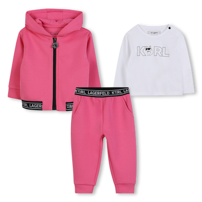 Conjunto de jogging de 3 piezas KARL LAGERFELD KIDS NI&Ntilde;A