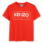 Camiseta manga corta y algod&oacute;n KENZO KIDS 
                    NI&Ntilde;O
