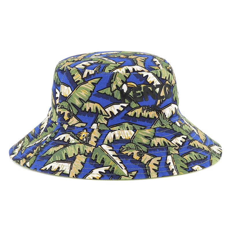 Gorro reversible de algod&oacute;n KENZO KIDS 
                        UNISEXO