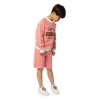 Bermudas de algod&oacute;n y rayas KENZO KIDS 
                    NI&Ntilde;O