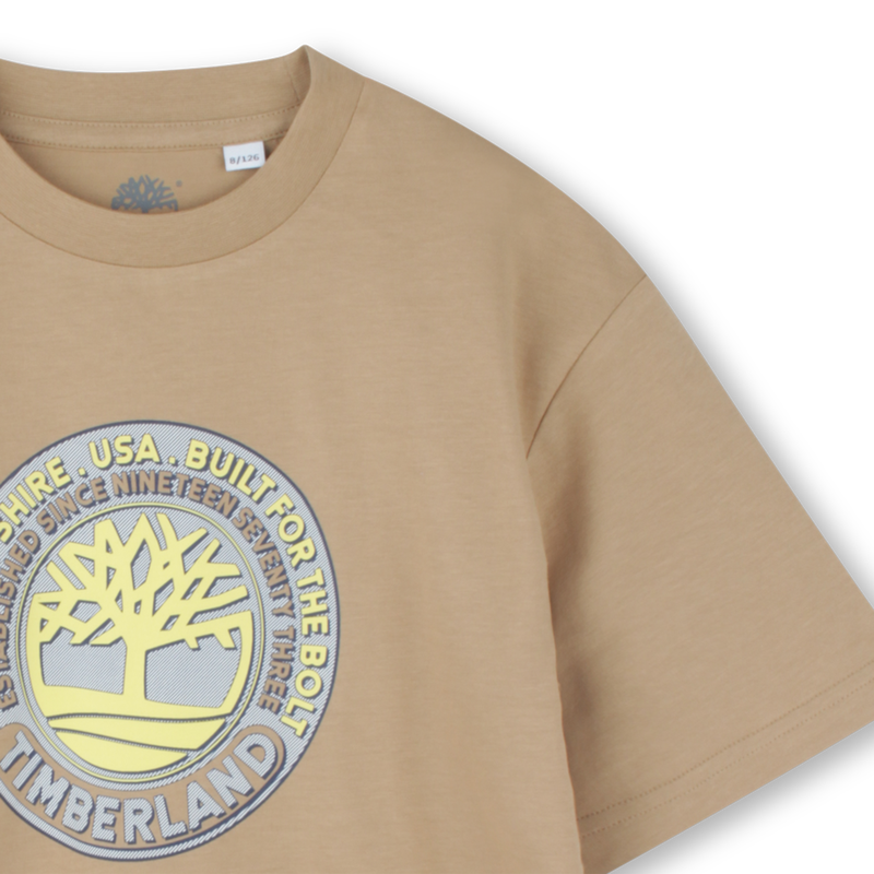 Camiseta ancha con logotipo TIMBERLAND 
                        NI&Ntilde;O