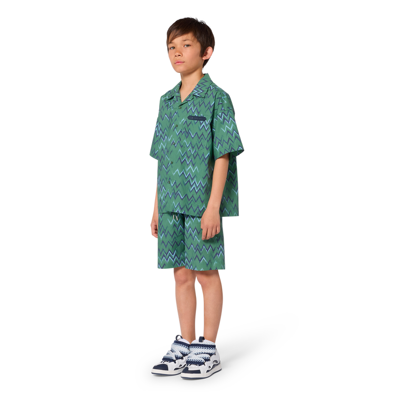 BERMUDAS DE POPELINA LANVIN 
                        NI&Ntilde;O