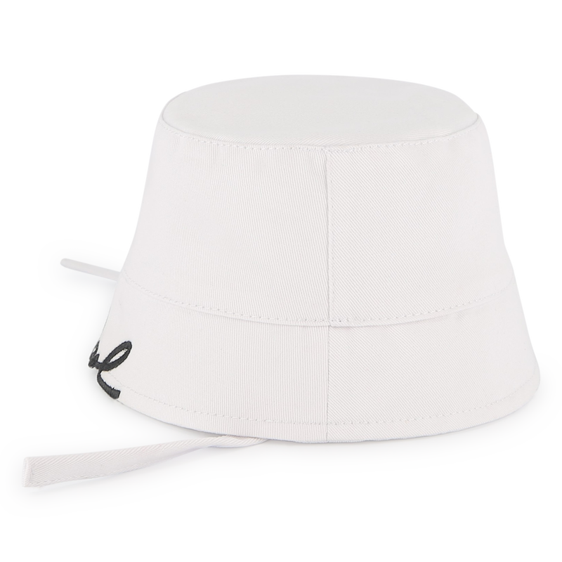 Gorro de sarga de algod&oacute;n KARL LAGERFELD KIDS 
                        NI&Ntilde;A