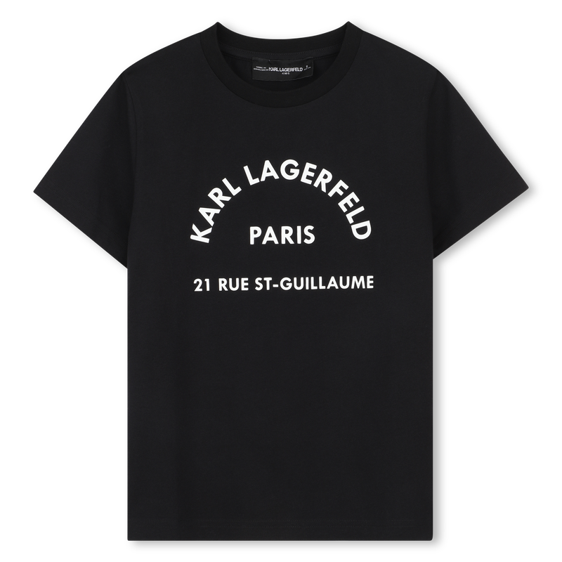 Camiseta de mangas cortas KARL LAGERFELD KIDS 
                        NI&Ntilde;O