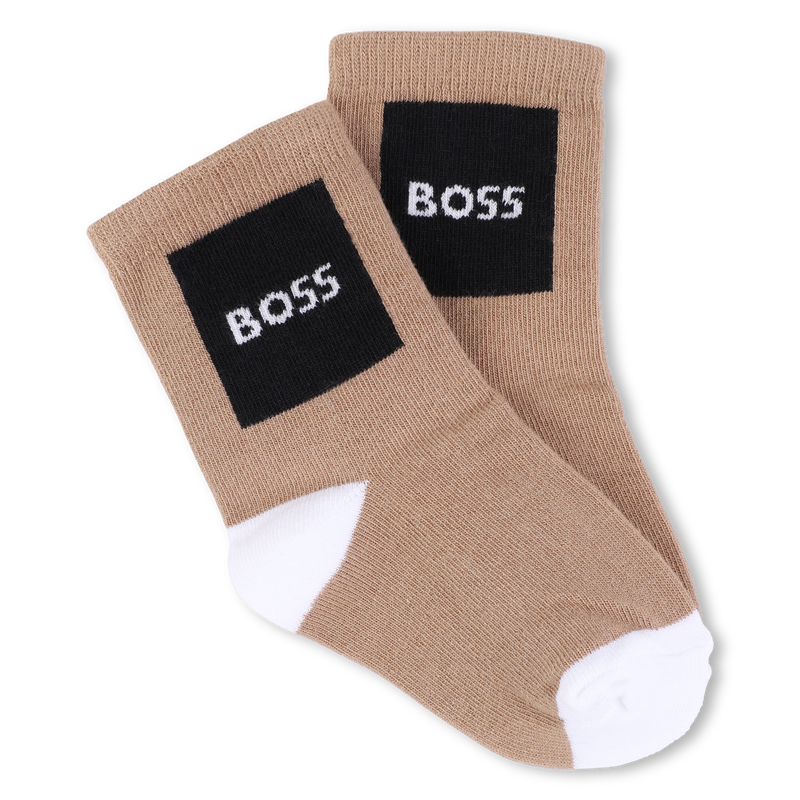 JUEGO DE 3 PARES DE CALCETINES BOSS 
                        NI&Ntilde;O