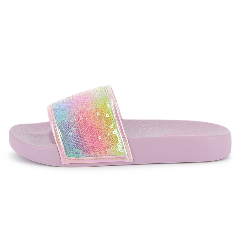 Chanclas lentejuelas irisadas BILLIEBLUSH 
                        NI&Ntilde;A