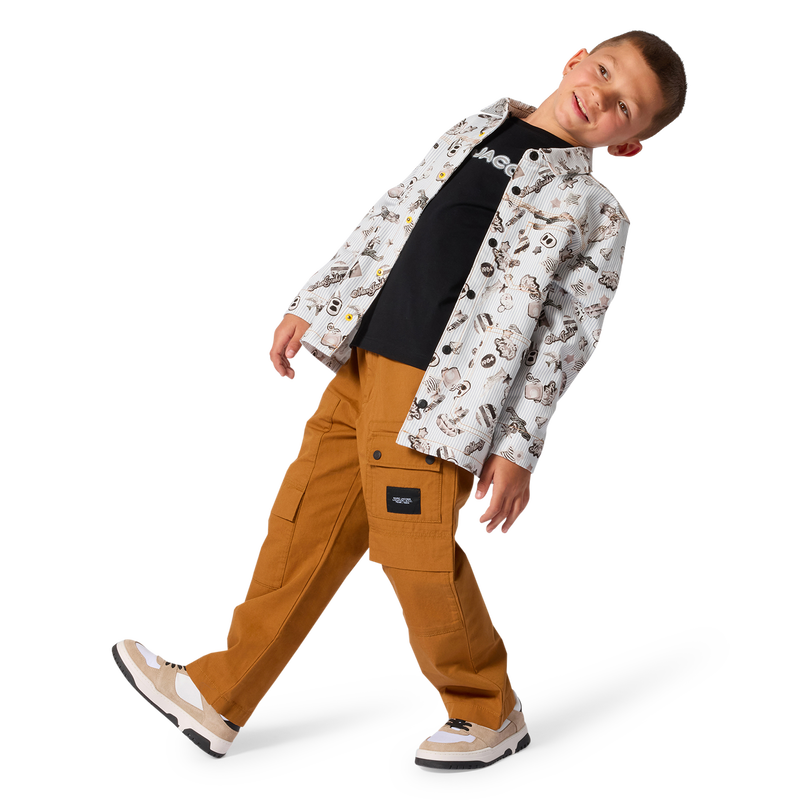 CHAQUETA A RAYAS Y ESTAMPADA MARC JACOBS 
                        NI&Ntilde;O