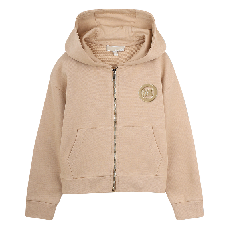 SUDADERA CON CAPUCHA CON CREMALLERA MICHAEL KORS 
                        NI&Ntilde;A