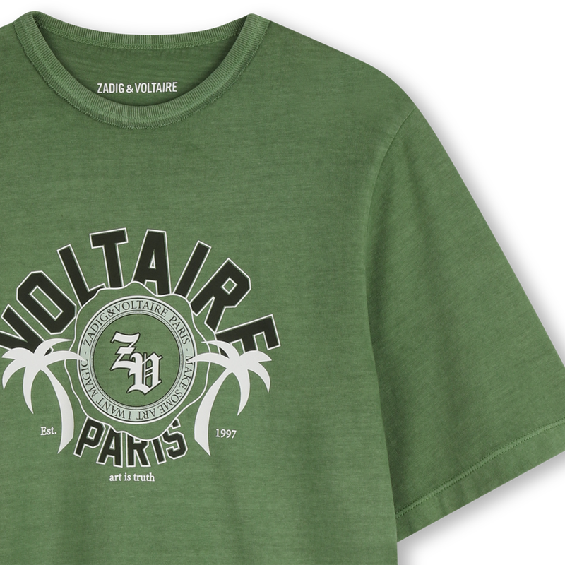 CAMISETA DE MANGA CORTA ZADIG & VOLTAIRE 
                        NI&Ntilde;O