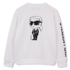 Sudadera estampada KARL LAGERFELD KIDS 
                    NI&Ntilde;O