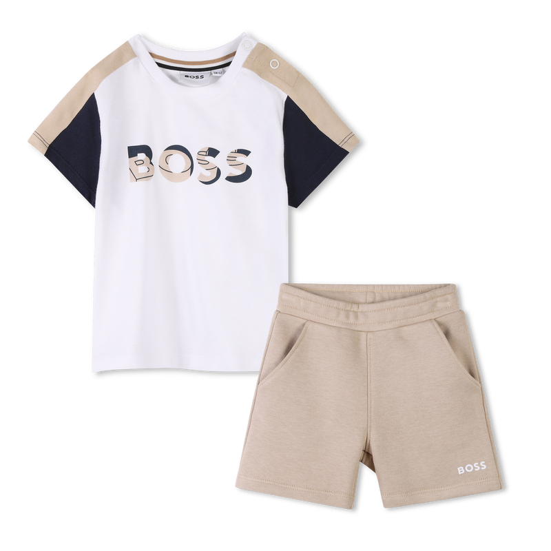 Conjunto pantal&oacute;n y camiseta BOSS 
                        NI&Ntilde;O
