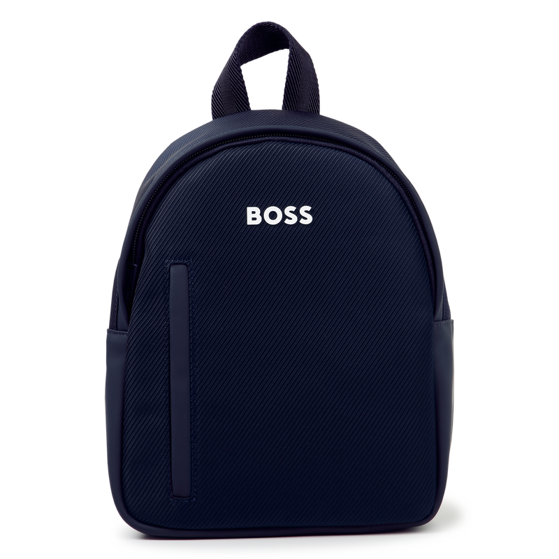 Mochila peque&ntilde;a con logo BOSS 
                        NI&Ntilde;O